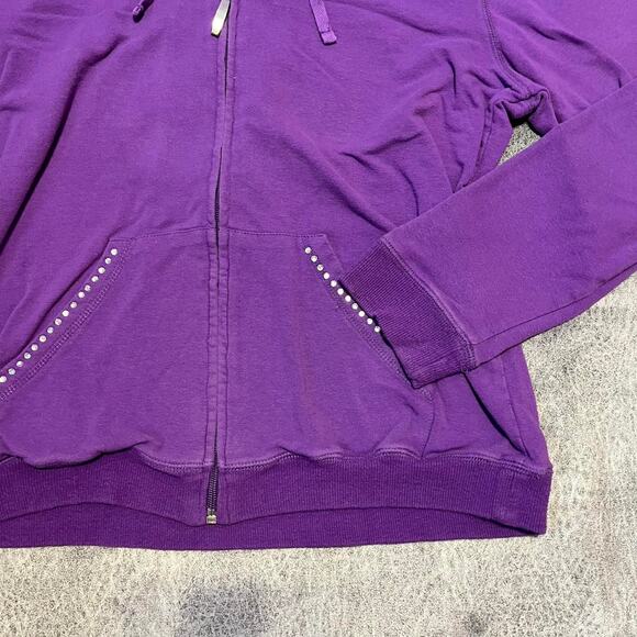 Y2k Onque bedazzled zip up hoodie - Picture 4 of 6